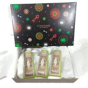 L'Occitane LIMITED EDITION Verbena Geranium Hand Cream Trio set X 3 NIB